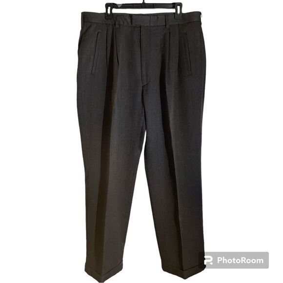 Haggar Q Quality for Life Men’s Pleated Dress Pants 40”x32” - Picture 6 of 12